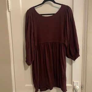 Maroon free people dress